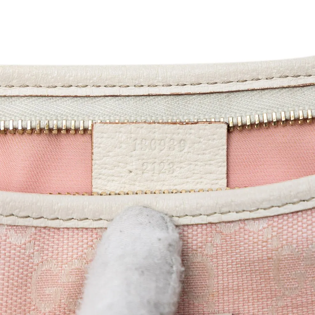Gucci GG Canvas Abbey D Ring Pochette Pink Very good - Box View