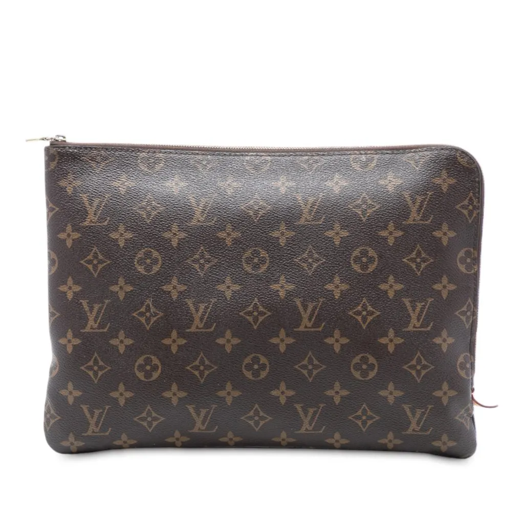 Louis Vuitton Monogram Etui Voyage MM Brown Very good - Front View