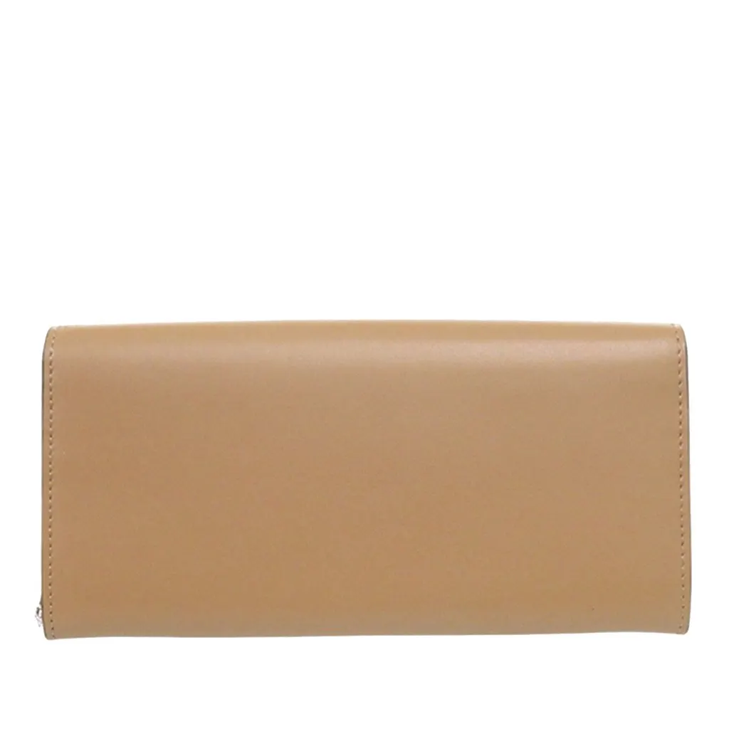 Fendi Vitello Liberty Studded Continental Wallet with Chain Brown Leather Very good - Inside View