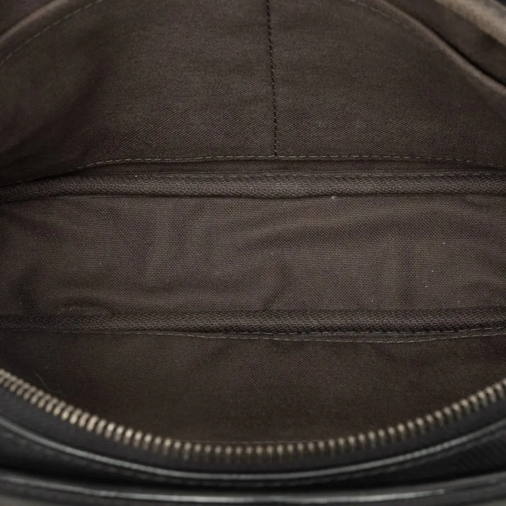 Louis Vuitton Damier Infini Ambler Black Leather Good - Model View