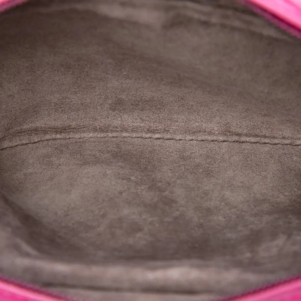 Bottega Veneta Mini Nappa Intrecciato Expandable Chain Flap Crossbody Pink Leather Very good - Model View