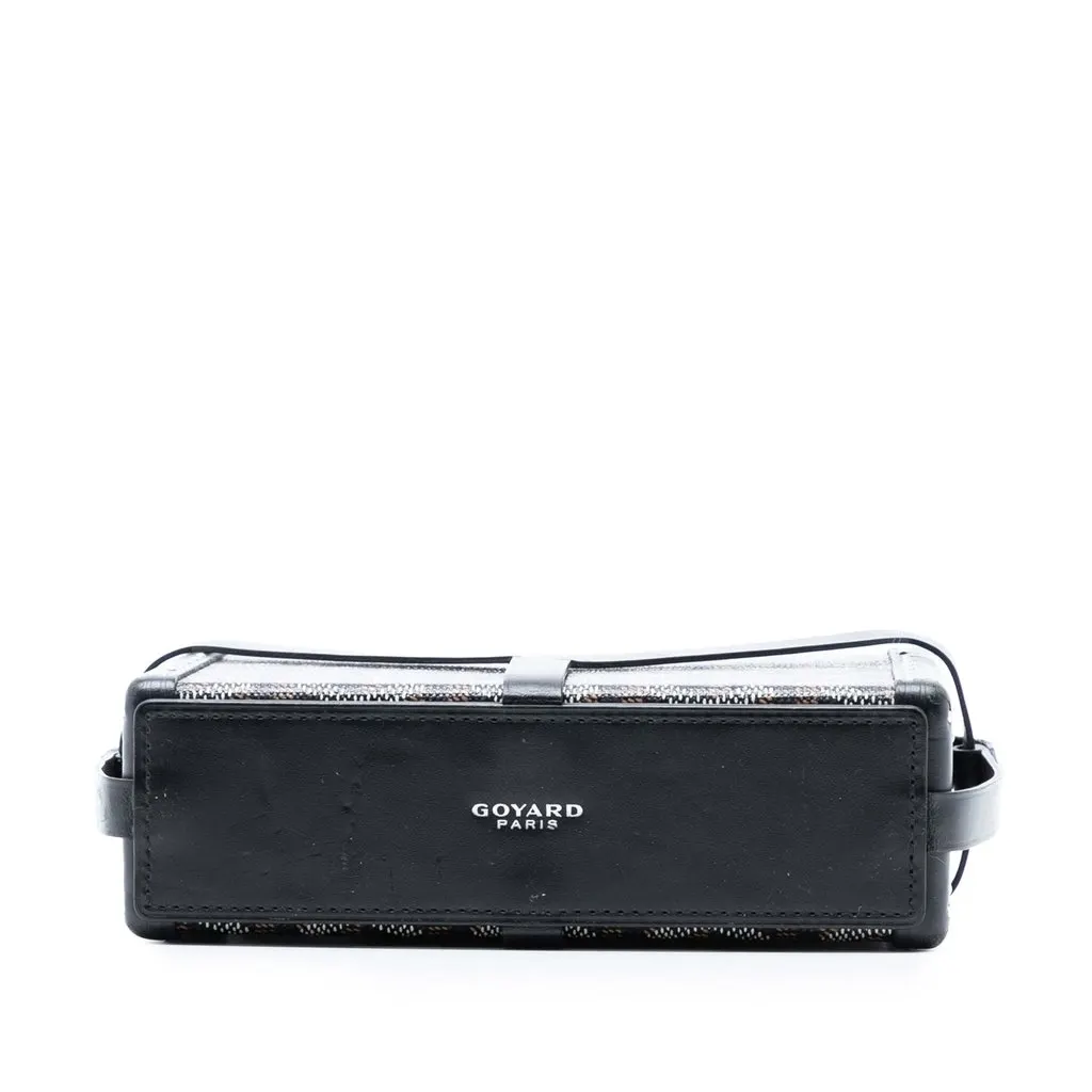 Goyard Goyardine Minaudiere Trunk Bag Black Very good - Inside View