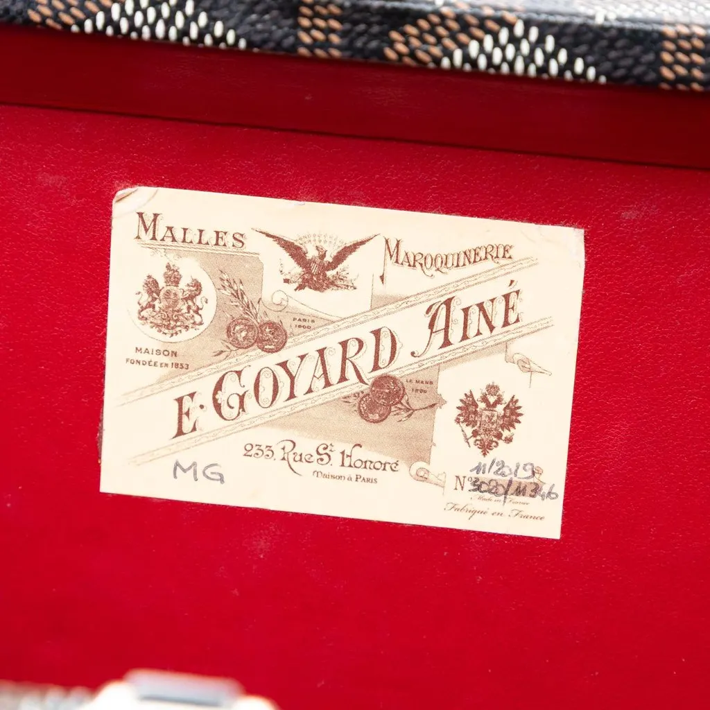 Goyard Goyardine Minaudiere Trunk Bag Black Very good - Box View