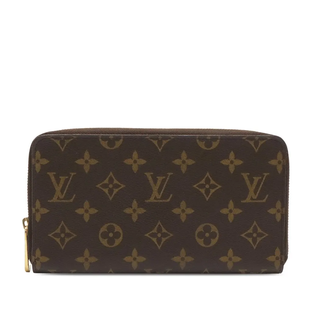 Louis Vuitton Monogram Zippy Organizer Wallet Brown Very good - Front View
