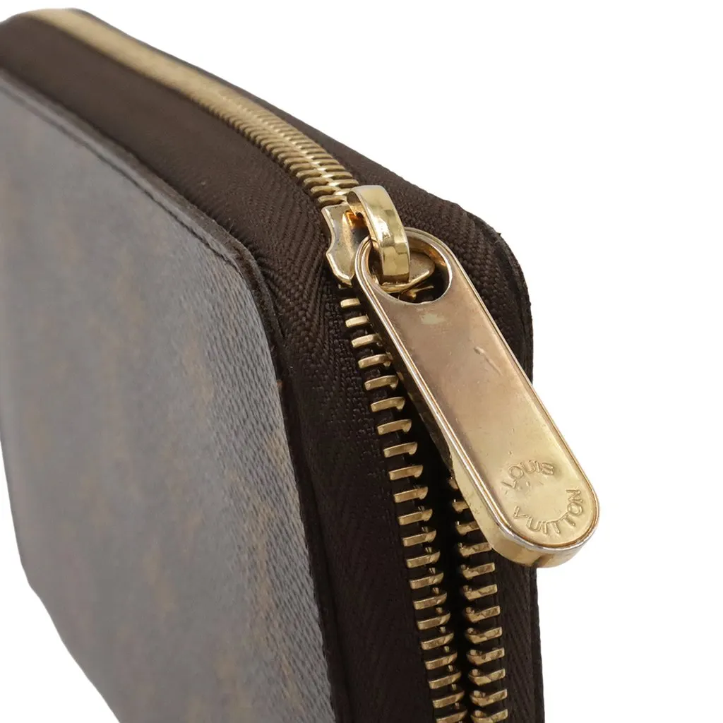 Louis Vuitton Monogram Zippy Organizer Wallet Brown Very good - Box View