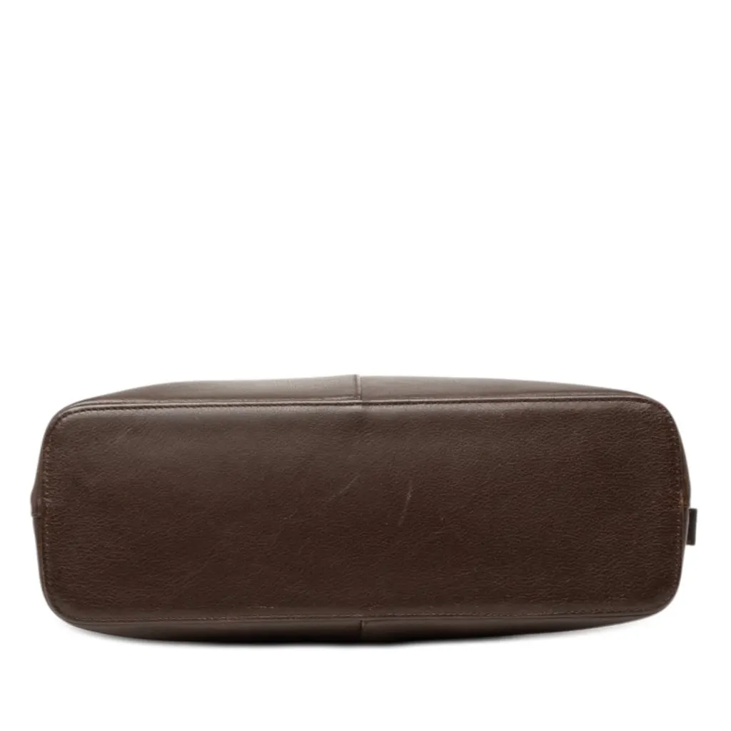 Burberry Leather Tote Brown Leather Very good - Inside View