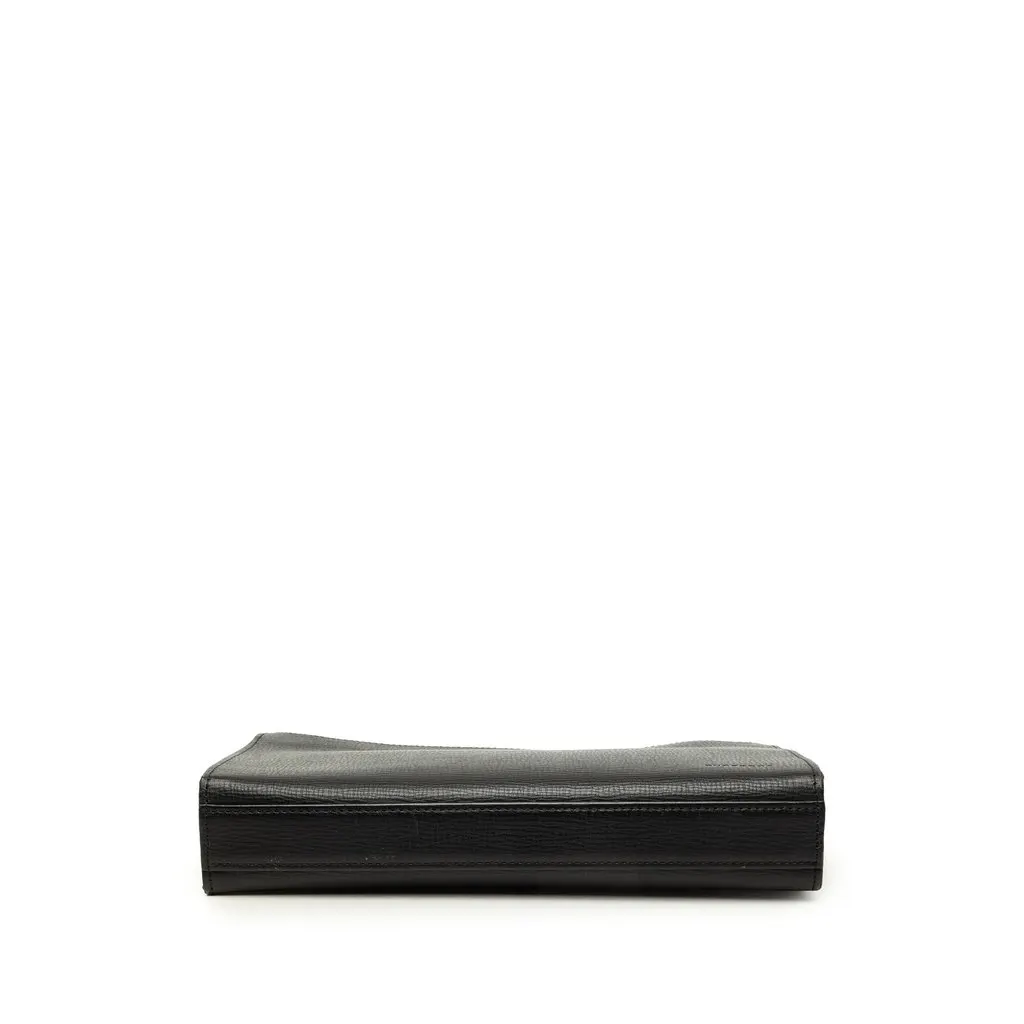 Burberry Leather Clutch Black Leather Very good - Inside View