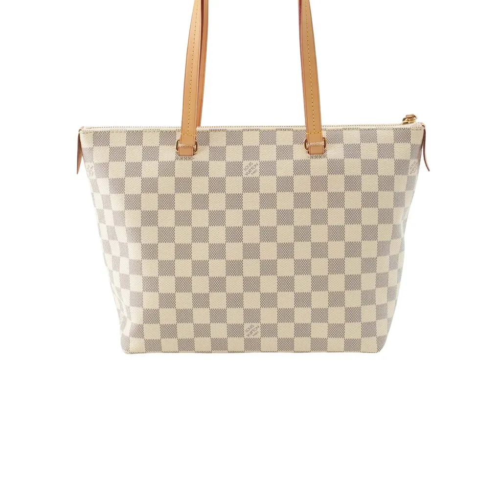 Louis Vuitton Damier Azur Iena PM White Very good - Back View