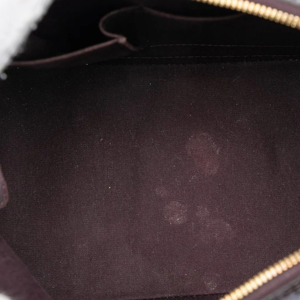 Louis Vuitton Monogram Vernis Alma PM Purple Leather Very good - Model View