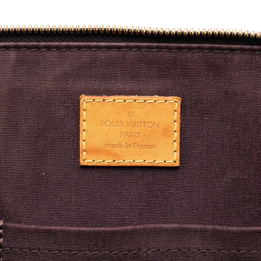 Louis Vuitton Monogram Vernis Alma PM Purple Leather Very good - Box View