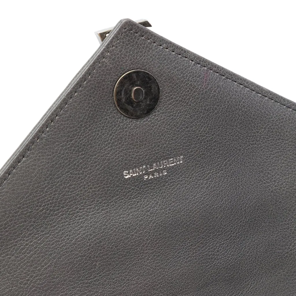 Saint Laurent Medium Chevron Sheepskin Monogram College Satchel MultiColor Leather Good - Box View
