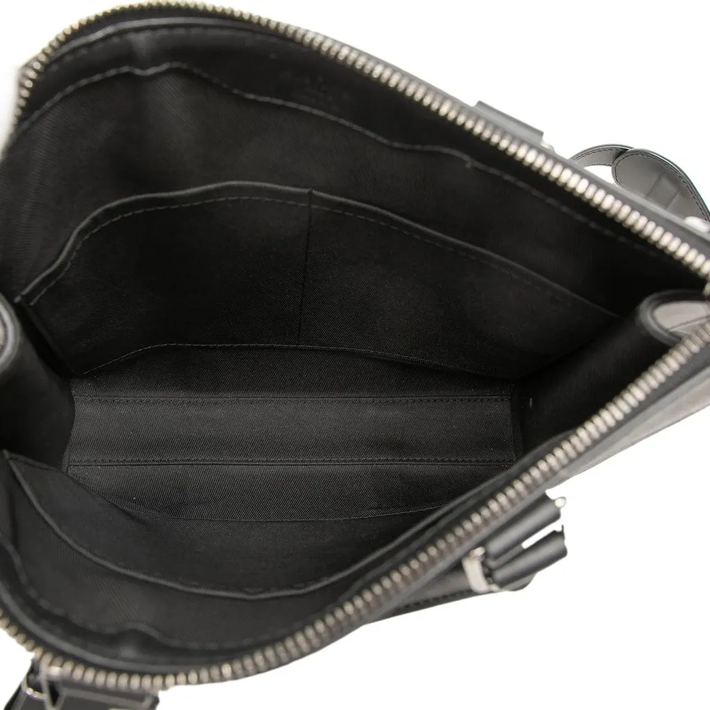 Louis Vuitton Monogram Eclipse Sac Plat Black Very good - Model View