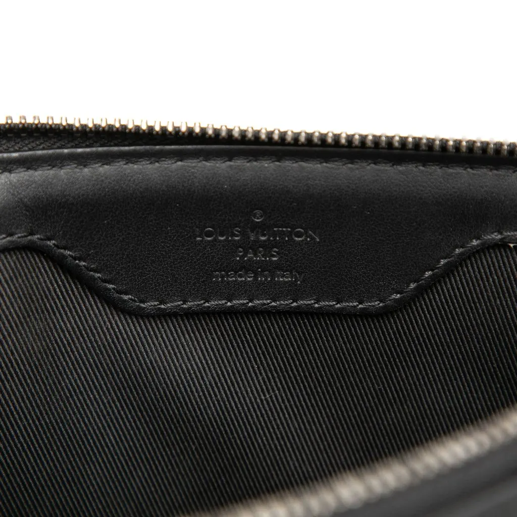 Louis Vuitton Monogram Eclipse Sac Plat Black Very good - Box View
