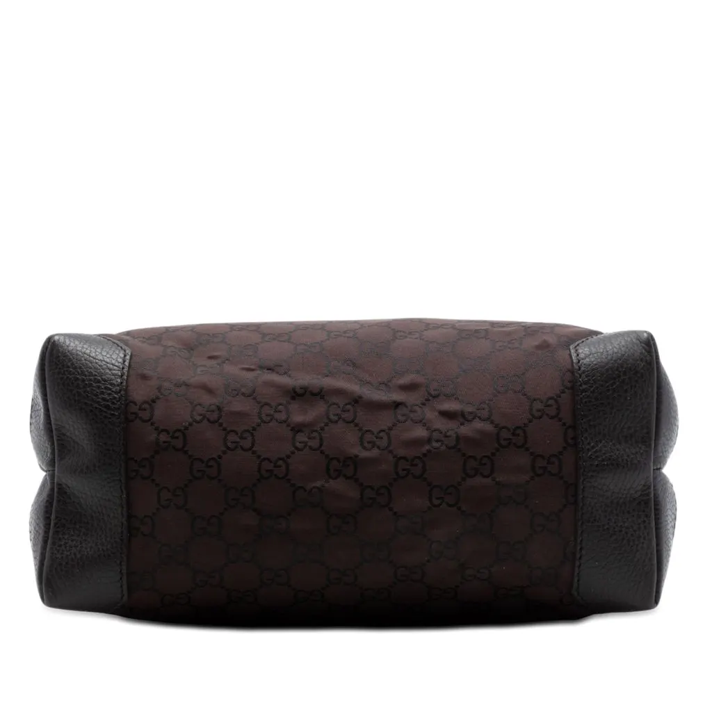 Gucci GG Canvas Tote Brown Very good - Inside View