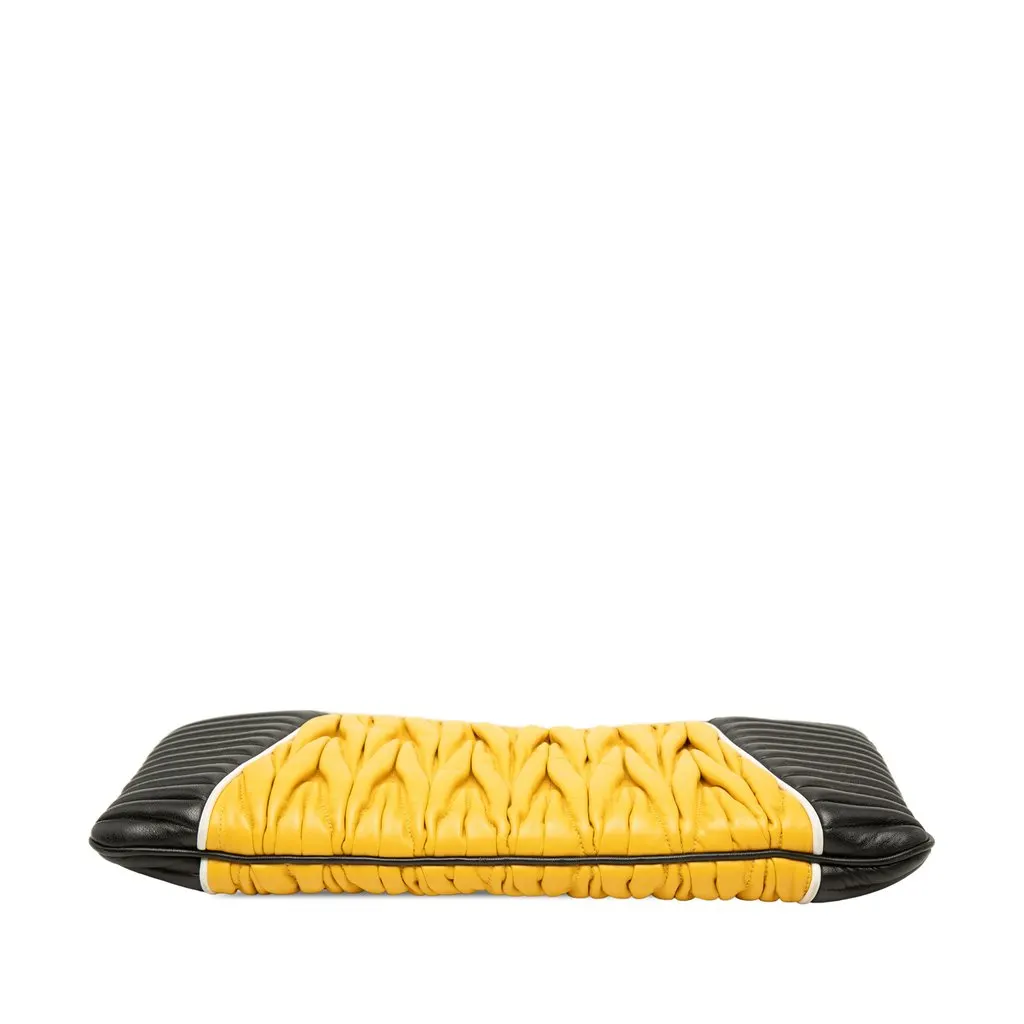 Miu Miu Nappa Biker Clutch MultiColor Leather Very good - Inside View