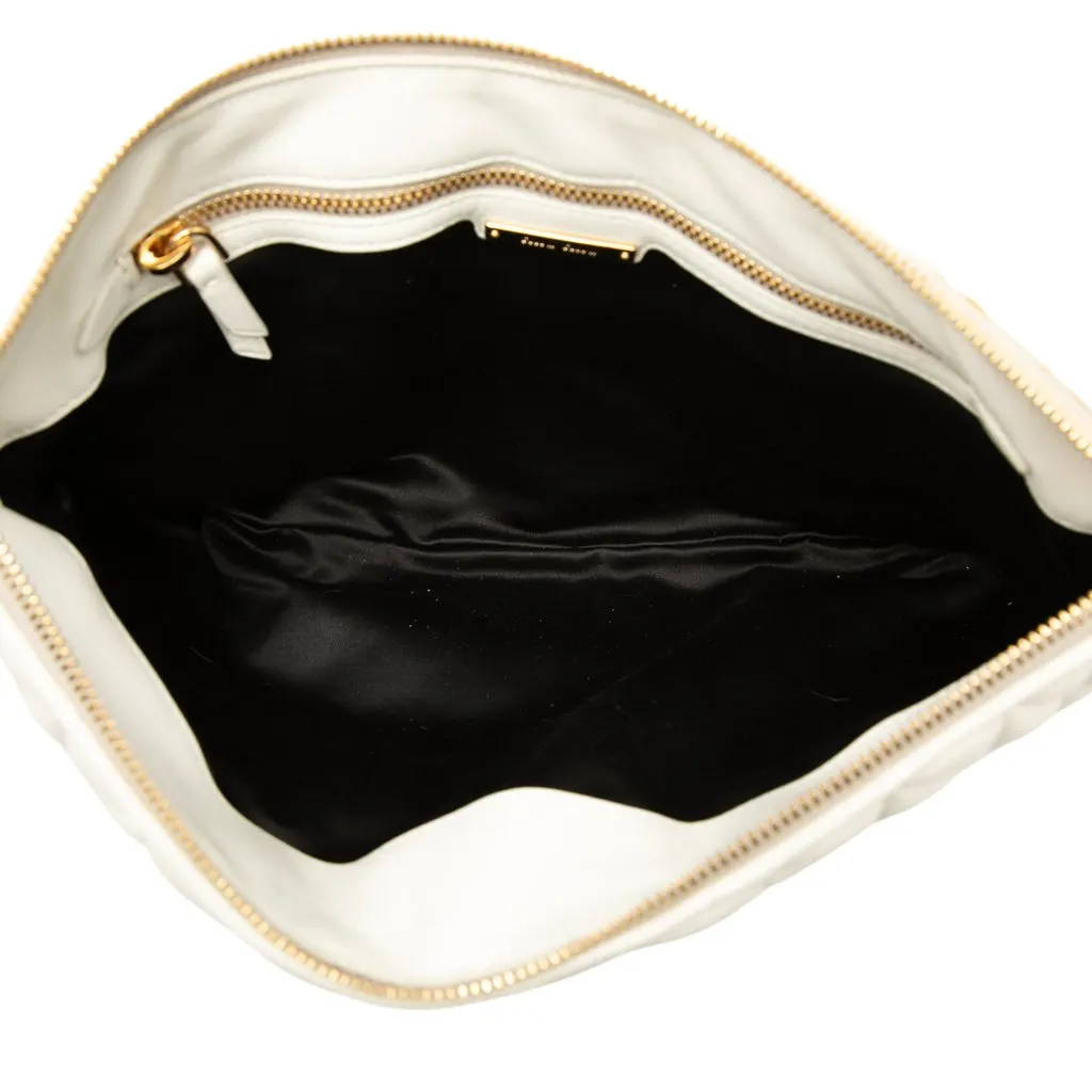 Miu Miu Nappa Biker Clutch MultiColor Leather Very good - Model View