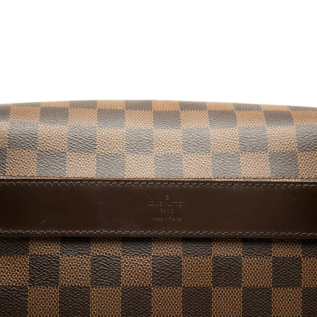 Louis Vuitton Damier Ebene Shelton MM Brown Canvas Very good - Model View