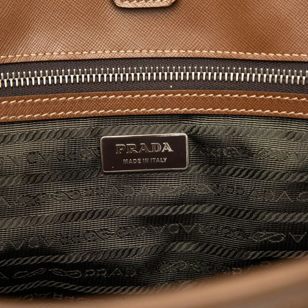 Prada Tessuto Tote Green Very good - Box View
