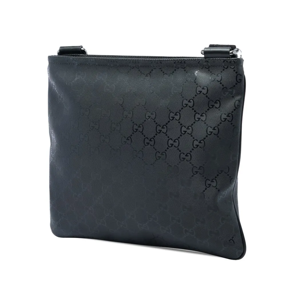 Gucci GG Imprime Crossbody Black Canvas Very good - Back View