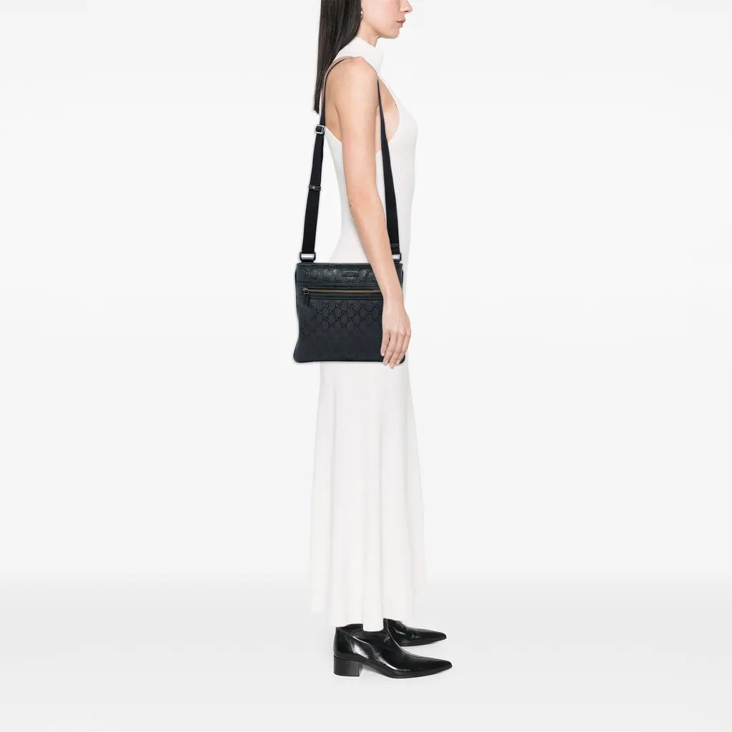 Gucci GG Imprime Crossbody Black Canvas Very good - Box View