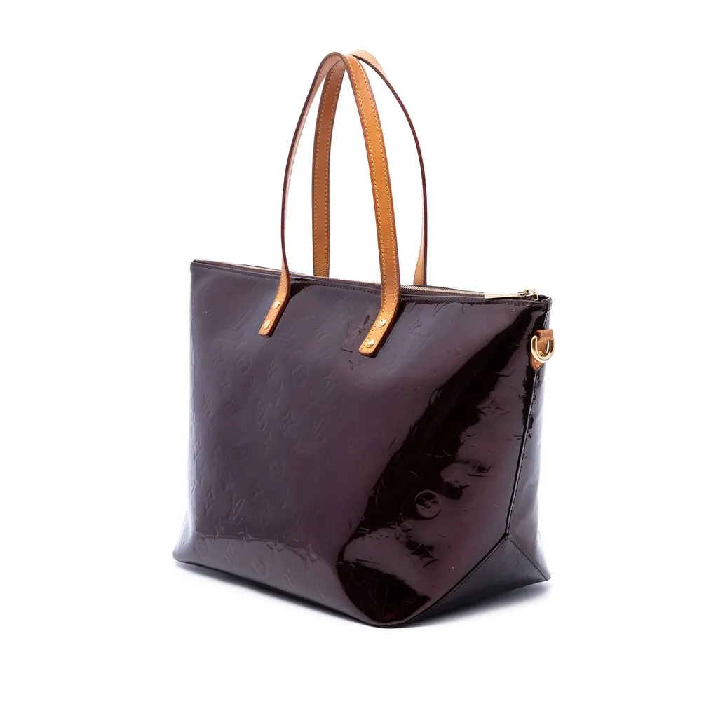 Louis Vuitton Monogram Vernis Bellevue GM Purple Leather Very good - Back View