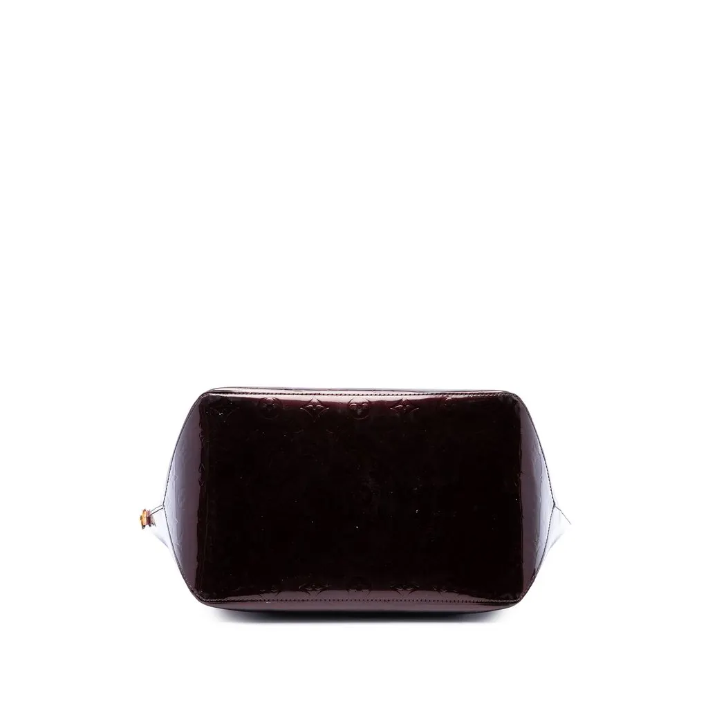 Louis Vuitton Monogram Vernis Bellevue GM Purple Leather Very good - Inside View