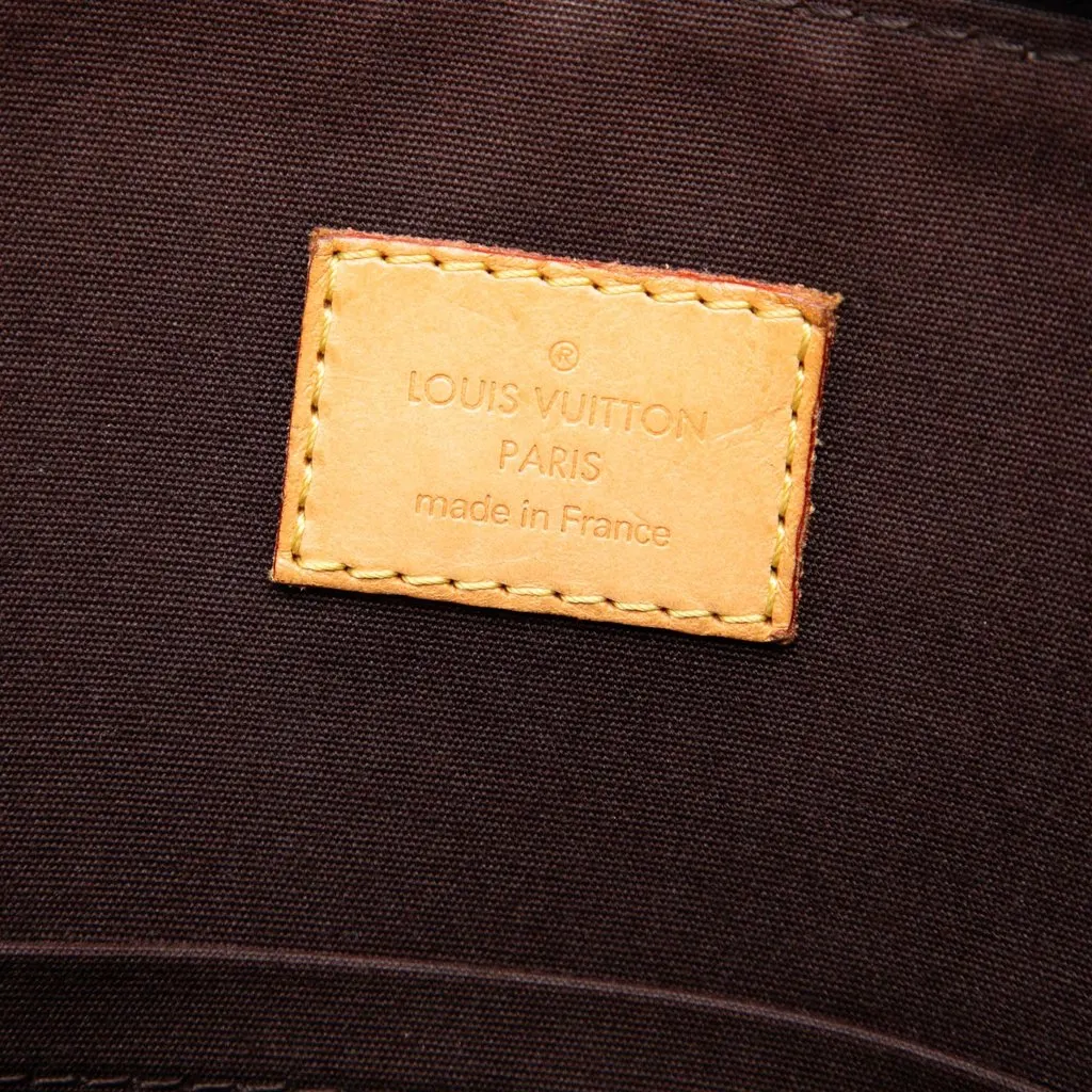 Louis Vuitton Monogram Vernis Bellevue GM Purple Leather Very good - Box View