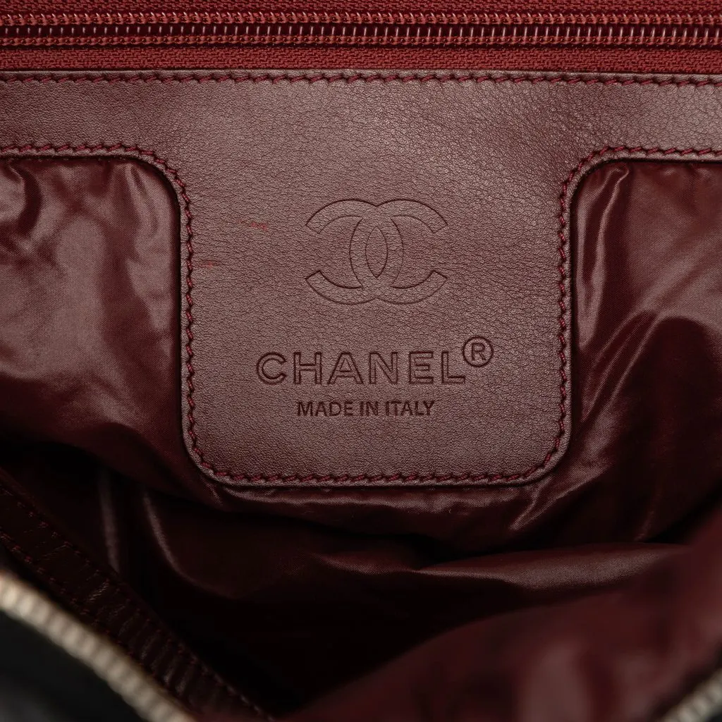 Chanel Large Quilted Nylon Reversible Coco Cocoon Tote Black Very good - Box View
