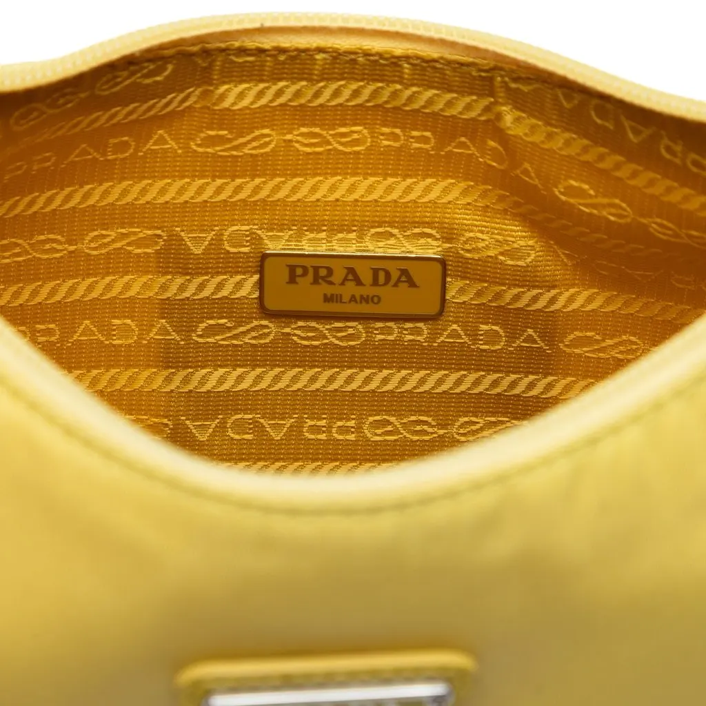 Prada Mini Tessuto Re Edition 2000 Shoulder Bag Yellow Very good - Box View