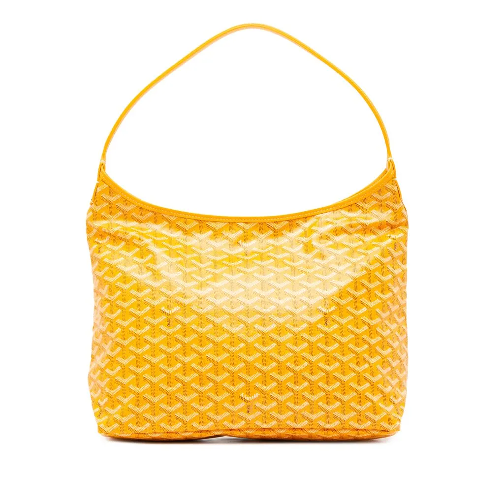 Goyard Goyardine Boheme Hobo Yellow Very good - Front View