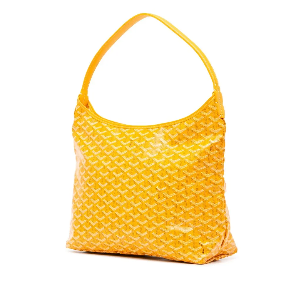 Goyard Goyardine Boheme Hobo Yellow Very good - Back View