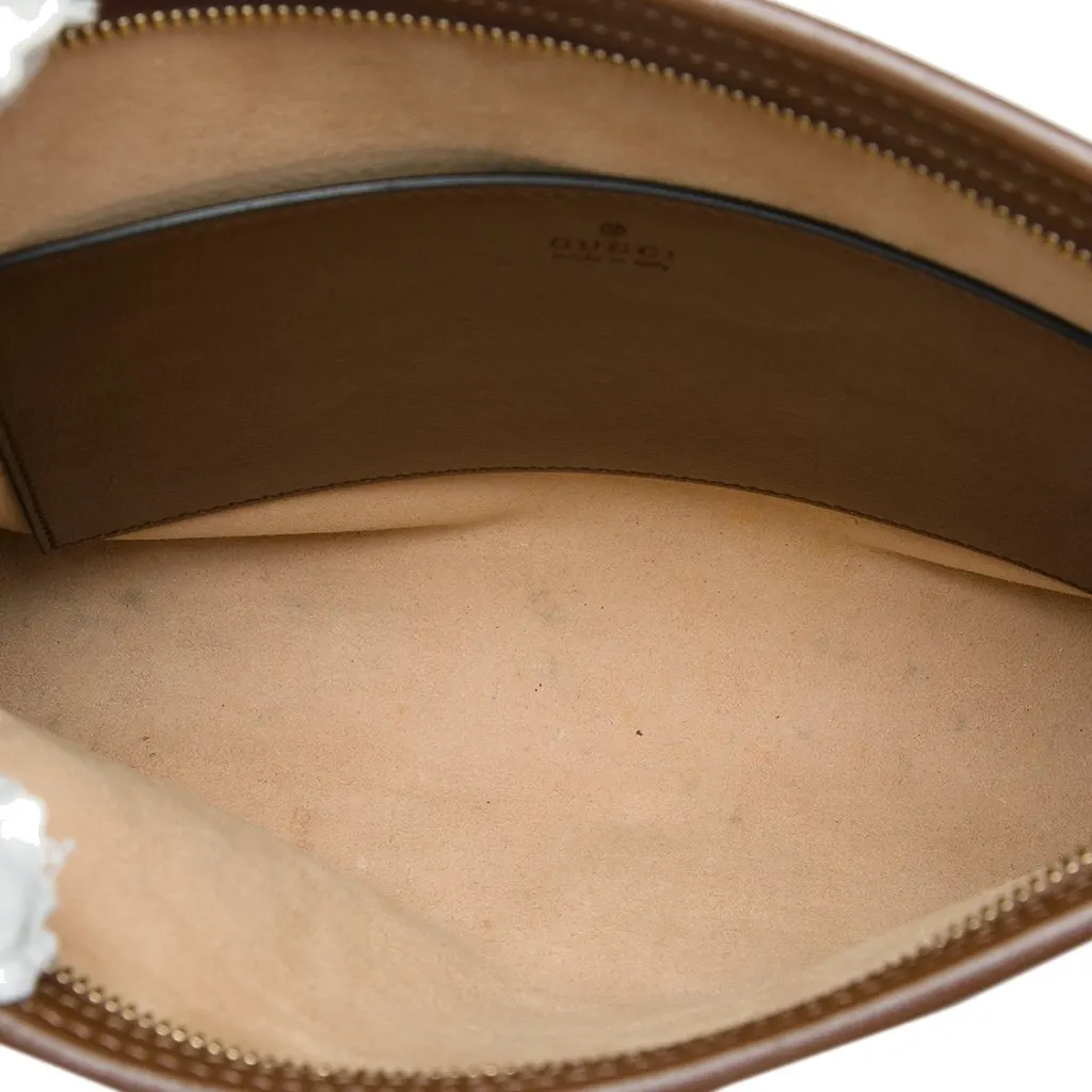 Gucci GG Supreme Retro Interlocking G Clutch Beige Very good - Model View