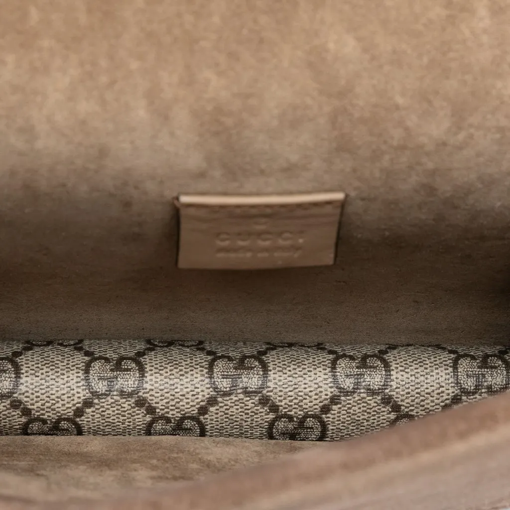 Gucci Small GG Supreme Dionysus Crossbody Beige Very good - Model View
