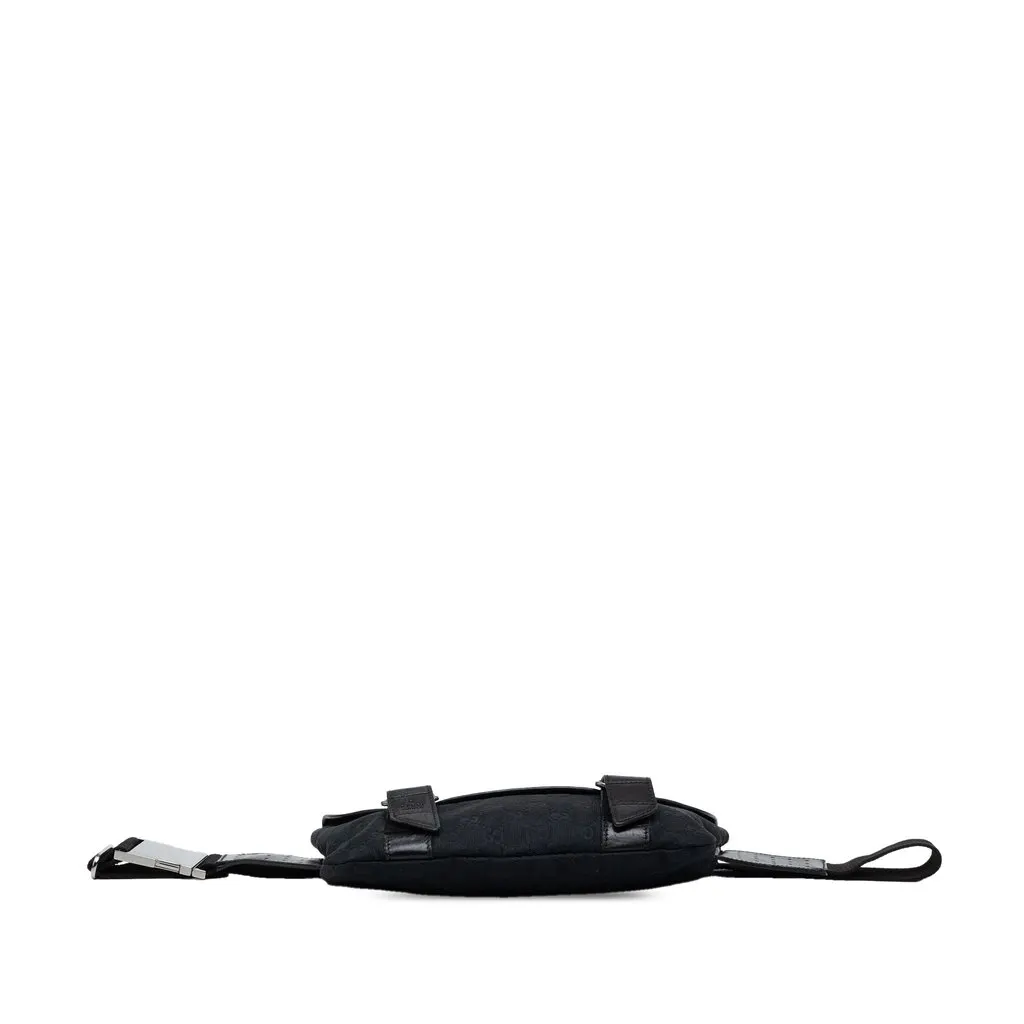 Gucci GG Canvas Belt Bag Black Very good - Inside View