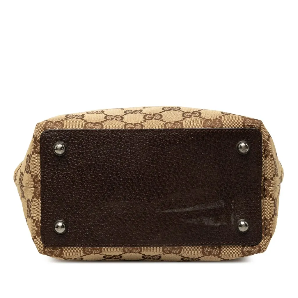 Gucci GG Canvas Eclipse Tote Beige Canvas Very good - Inside View