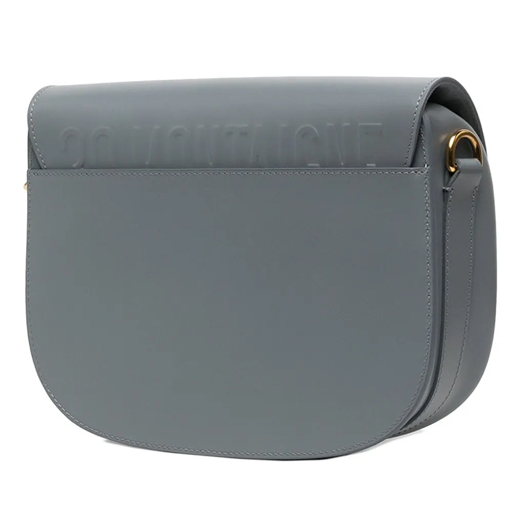 Dior Medium Leather Bobby Crossbody Grey Leather Very good - Back View