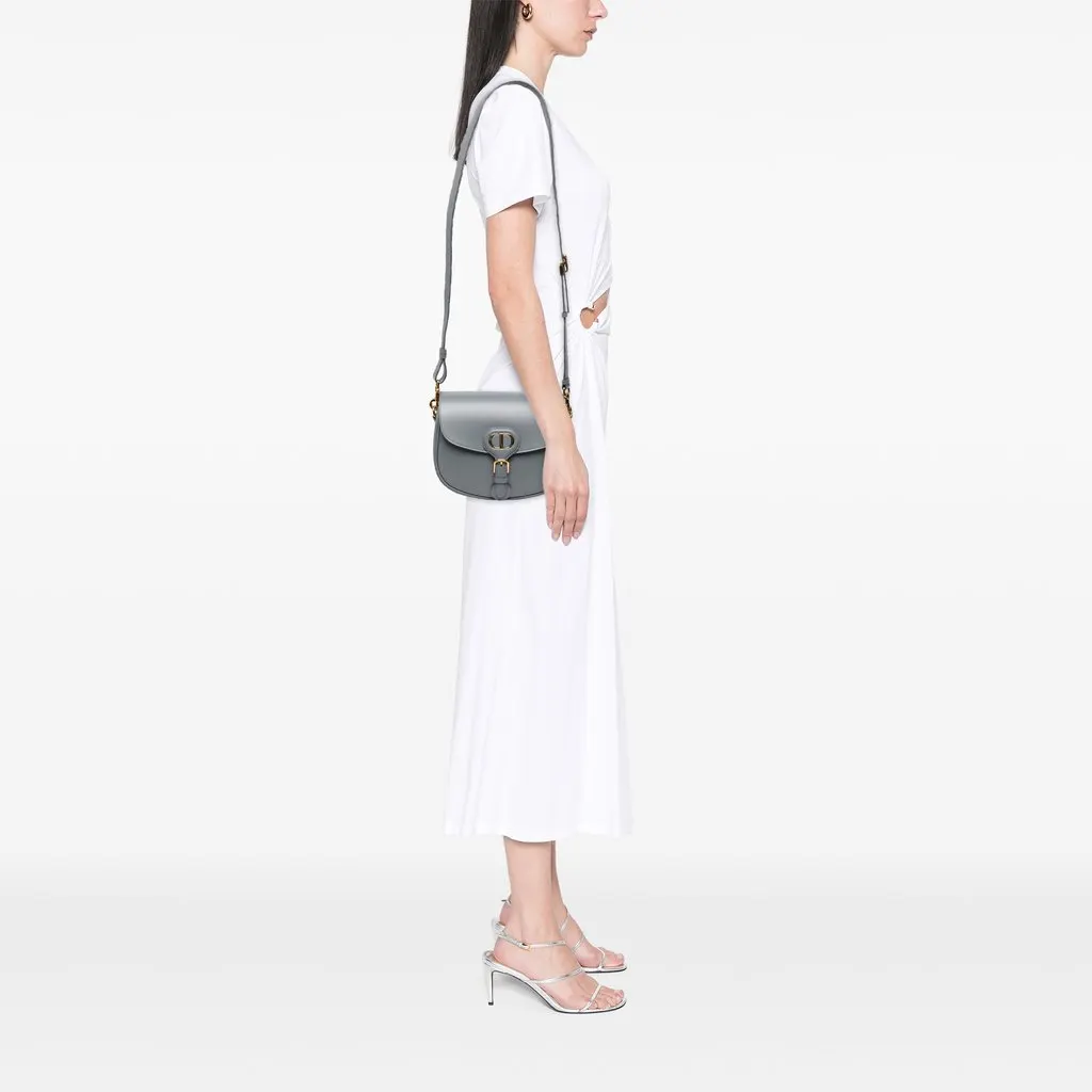 Dior Medium Leather Bobby Crossbody Grey Leather Very good - Box View