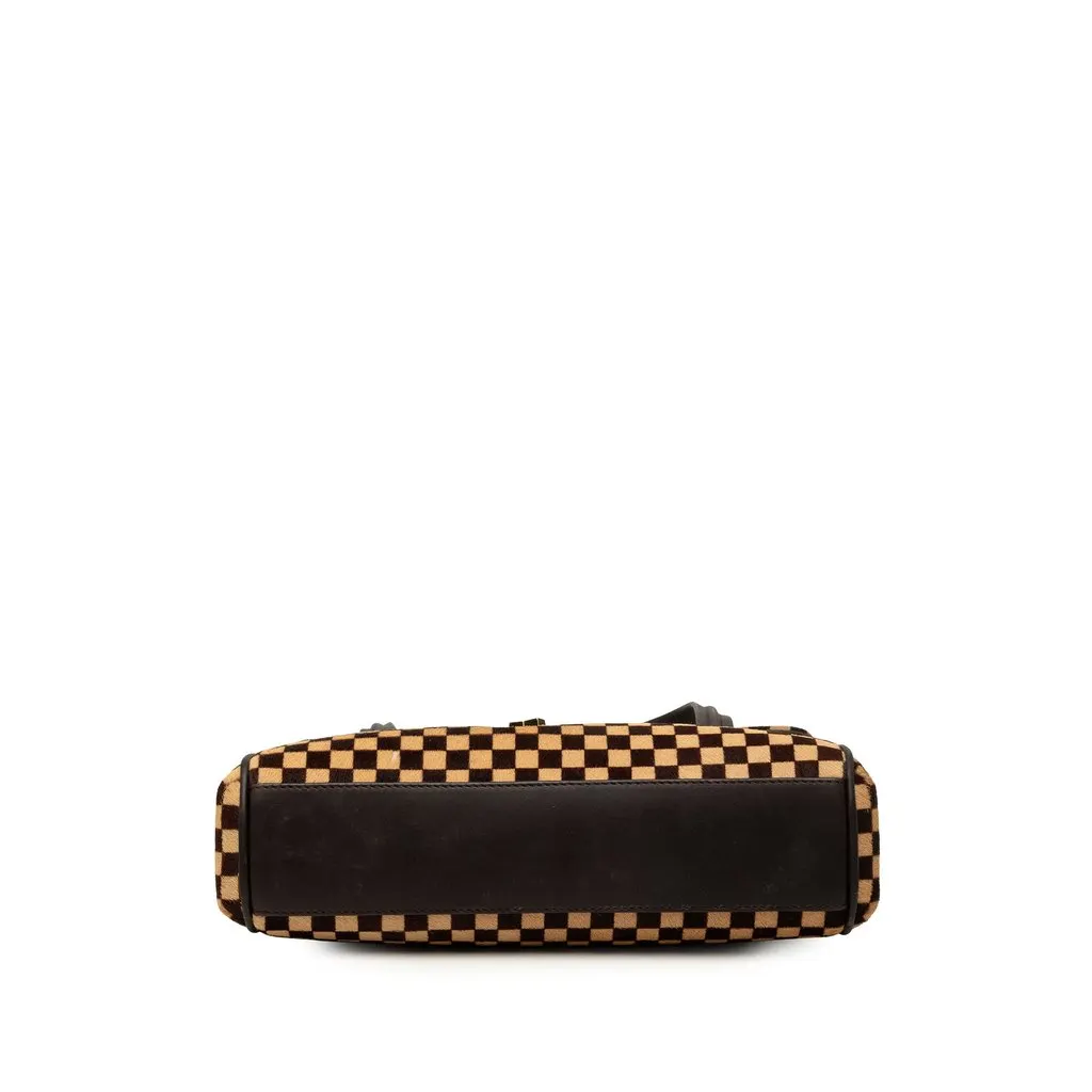 Louis Vuitton Damier Sauvage Lionne Brown Leather Good - Inside View