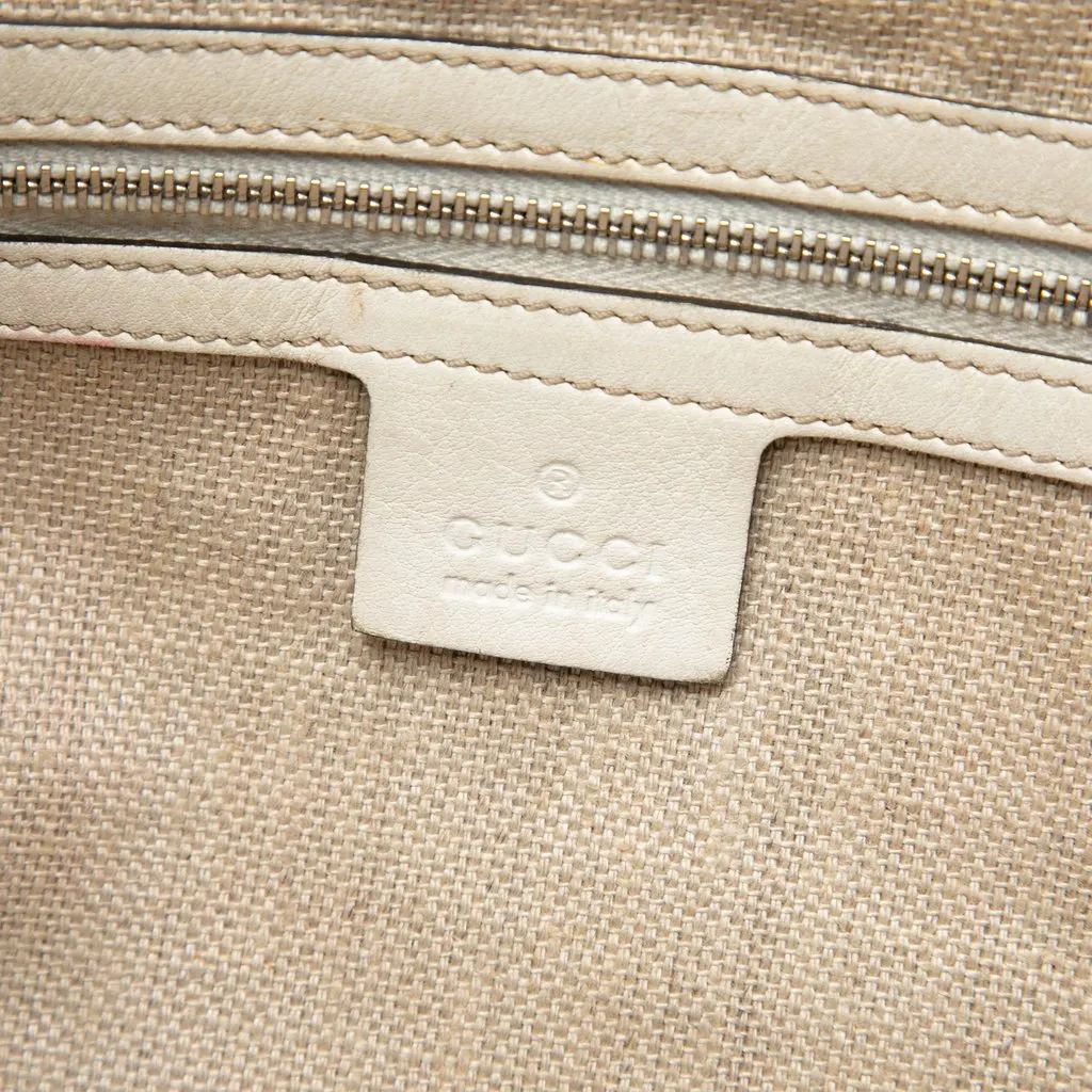 Gucci Small GG Canvas Web Libeccio Sunset Tote Beige Canvas Good - Box View