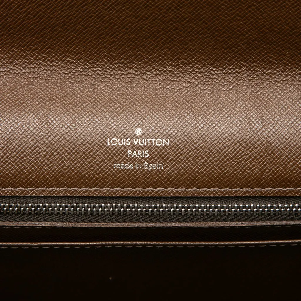 Louis Vuitton Taiga Selenga Brown Leather Very good - Box View