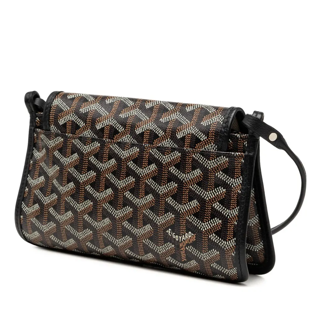 Goyard Goyardine Plumet Pocket Wallet Black Very good - Back View