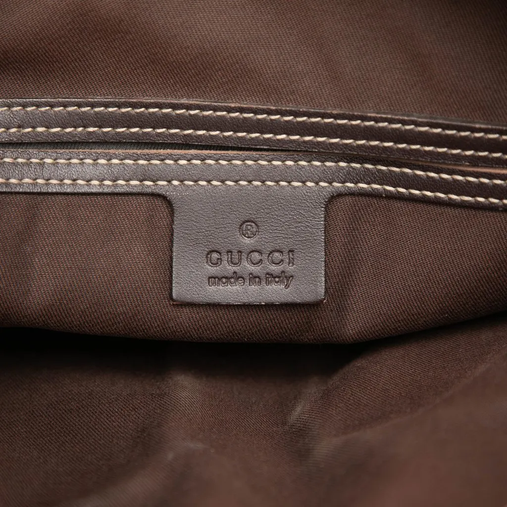 Gucci GG Supreme Double Pocket Crossbody Beige Canvas Very good - Box View