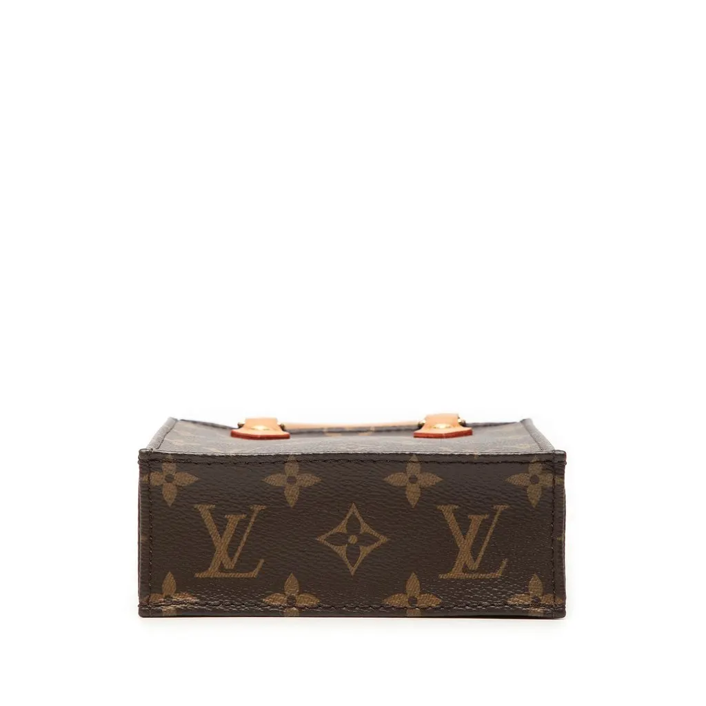 Louis Vuitton Monogram Petit Sac Plat Brown Very good - Inside View