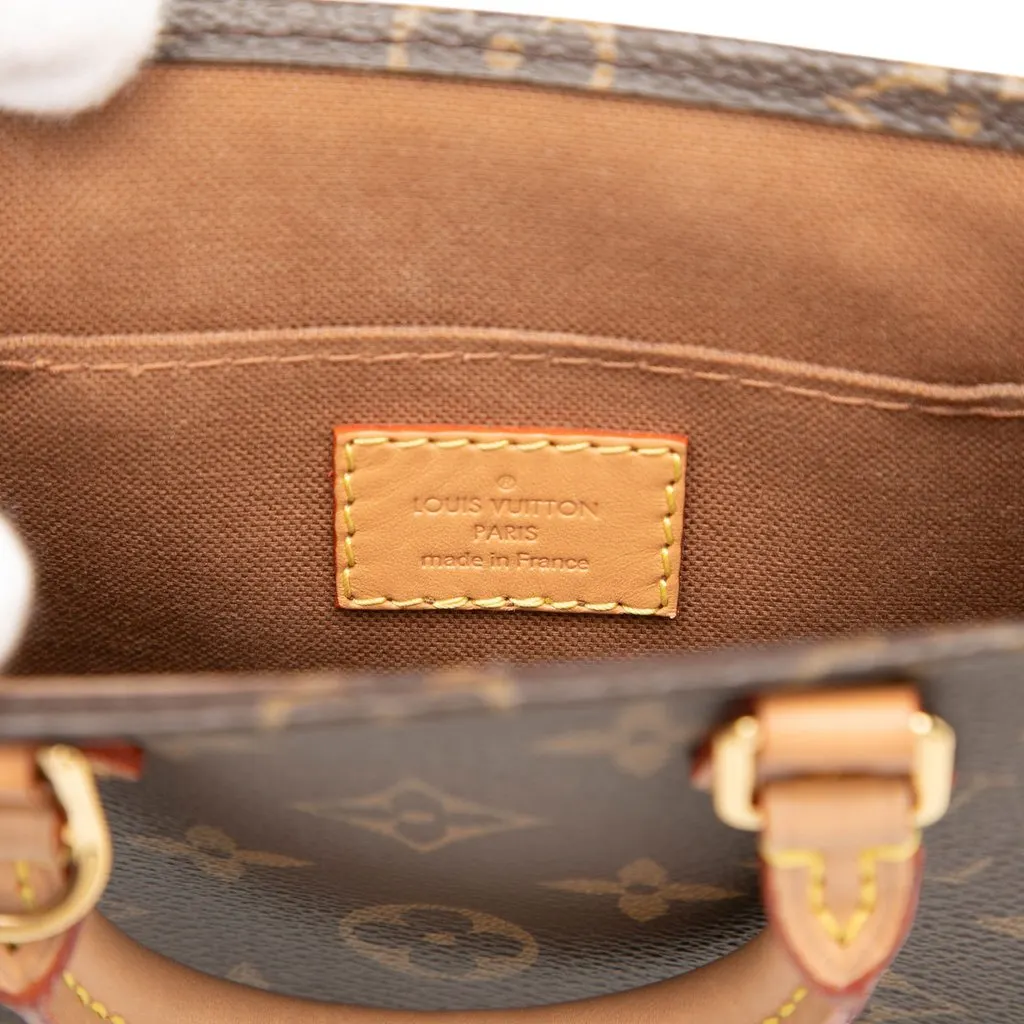 Louis Vuitton Monogram Petit Sac Plat Brown Very good - Box View
