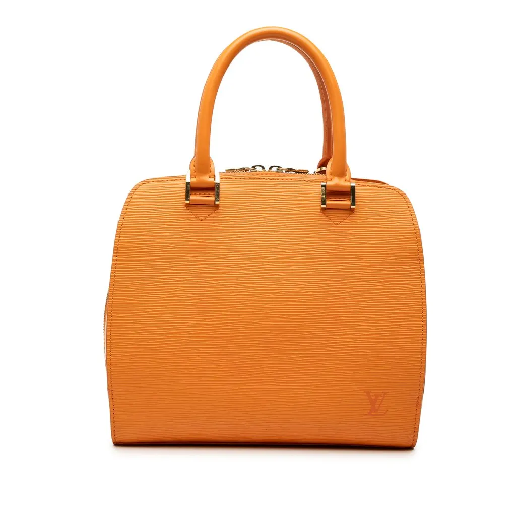 Louis Vuitton Epi Pont Neuf Orange Leather Very good - Front View