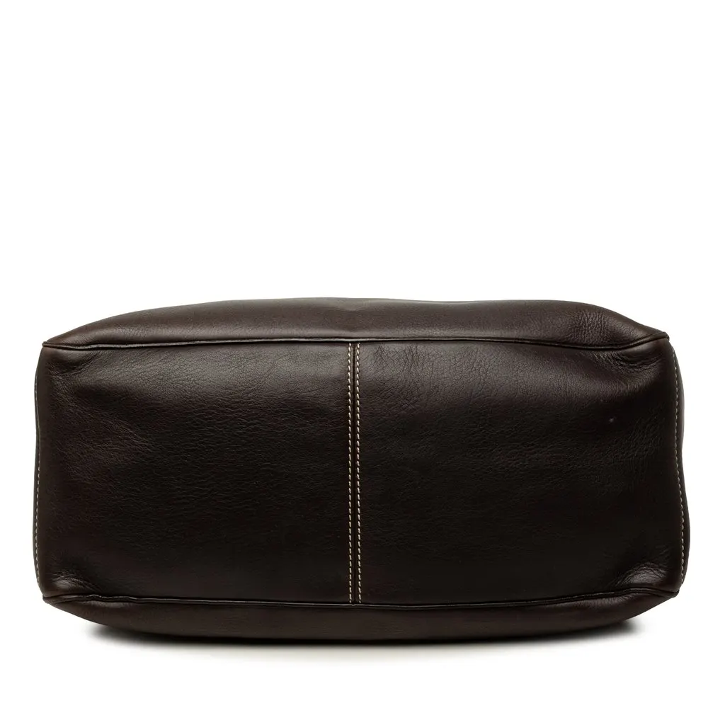 Celine Leather Boogie Handbag Brown Leather Very good - Inside View