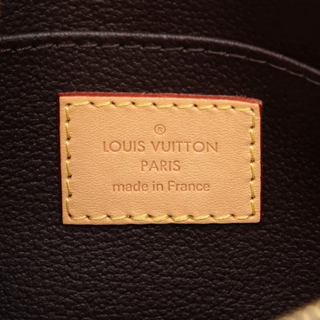Louis Vuitton Monogram Vernis Cosmetic Pouch Purple Leather Very good - Box View