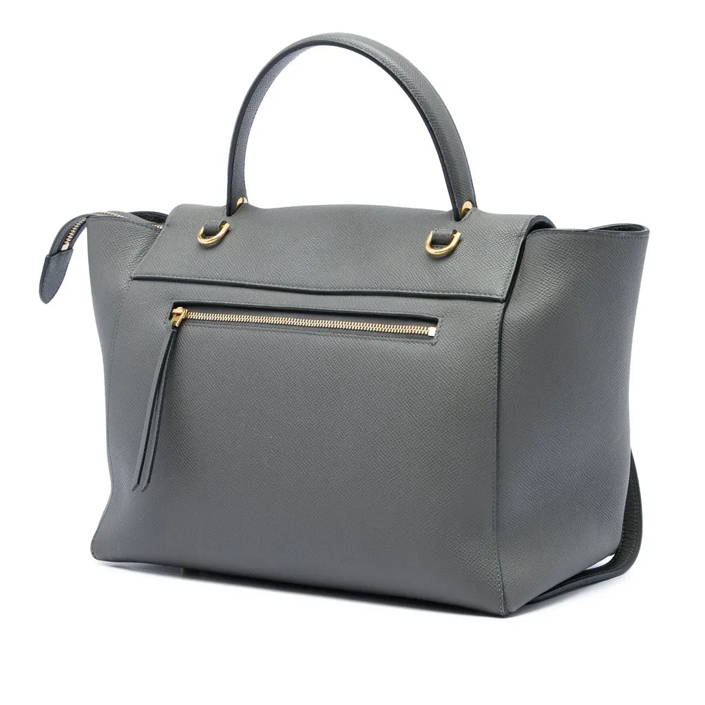 Celine Mini Grained Calfskin Belt Bag MultiColor Leather Very good - Back View