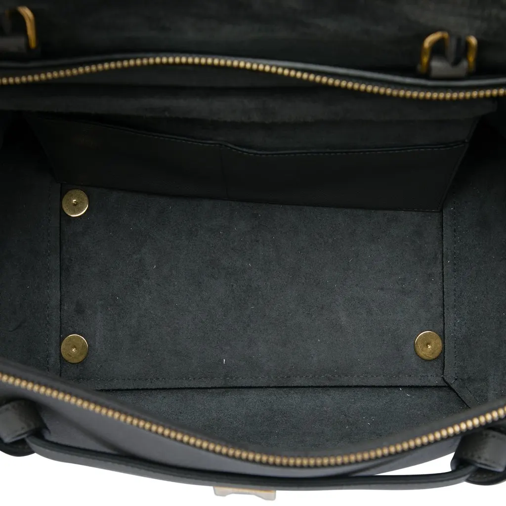 Celine Mini Grained Calfskin Belt Bag MultiColor Leather Very good - Model View