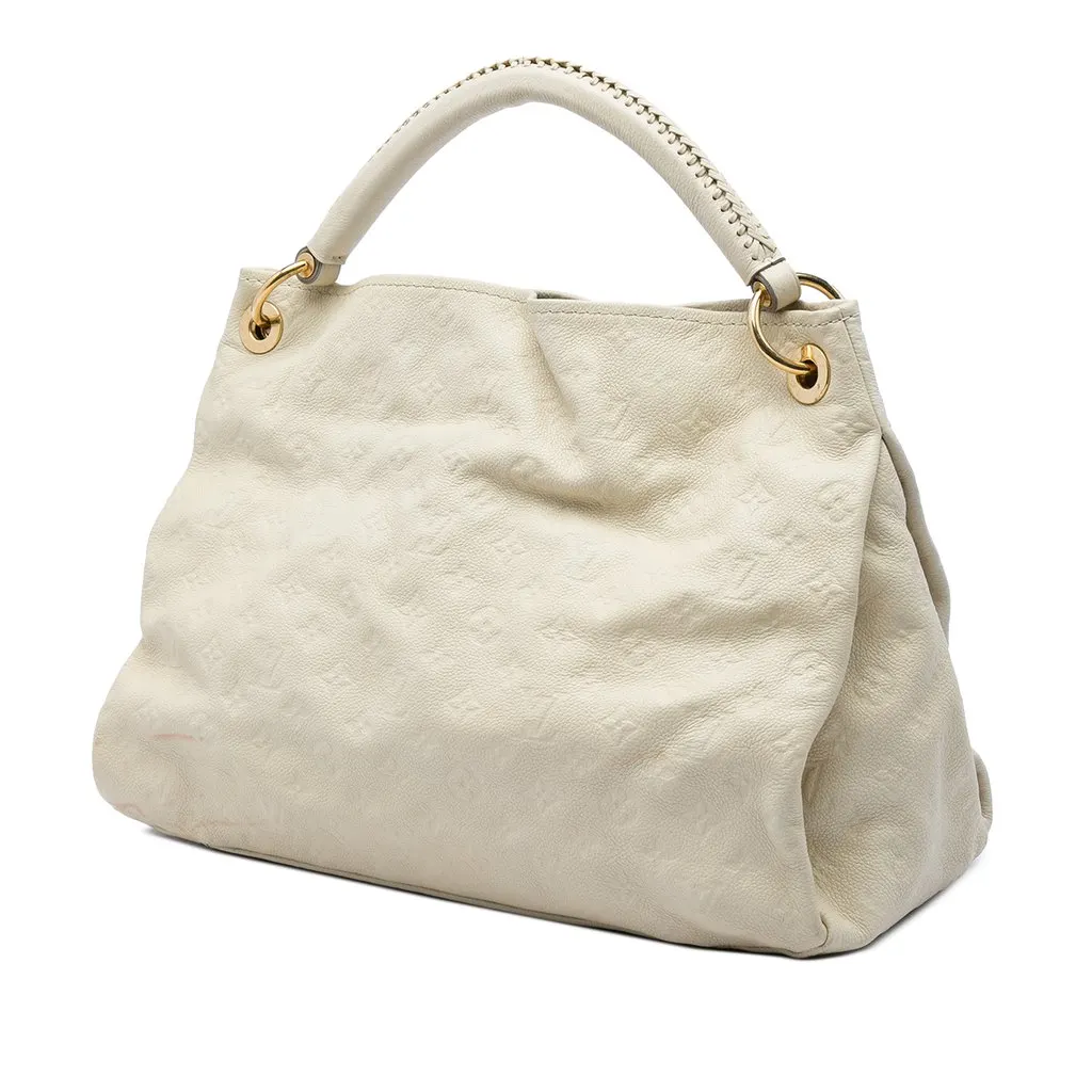 Louis Vuitton Monogram Empreinte Artsy MM White Leather Very good - Back View
